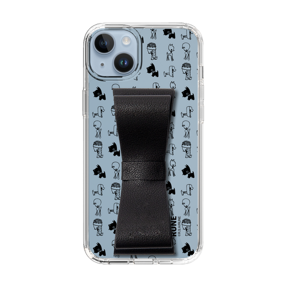 Slim Protection Case - STAND & RING RIBBON Black［ Rune Naito - RUNE Animal Dog ］