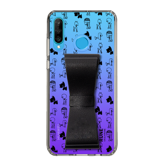 Slim Protection Case - STAND & RING RIBBON Black［ Rune Naito - RUNE Animal Dog ］