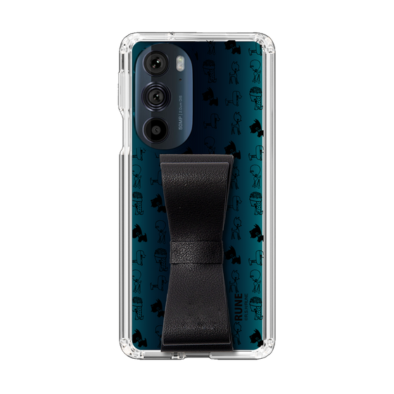 Slim Protection Case - STAND & RING RIBBON Black［ Rune Naito - RUNE Animal Dog ］