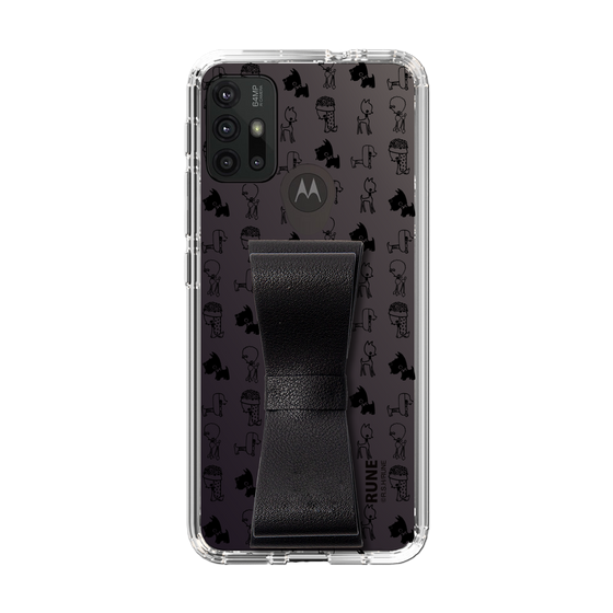 Slim Protection Case - STAND & RING RIBBON Black［ Rune Naito - RUNE Animal Dog ］