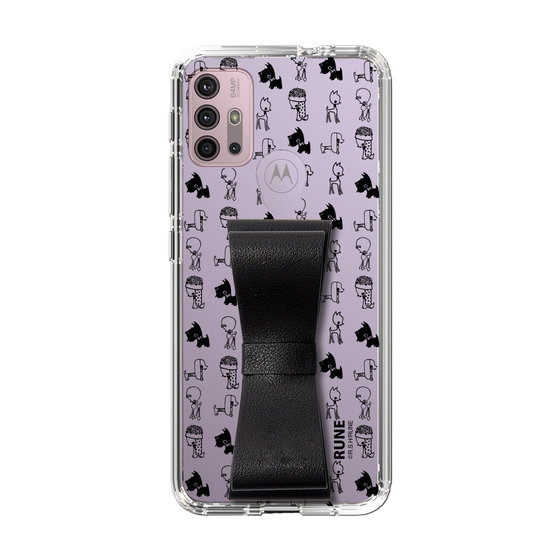 Slim Protection Case - STAND & RING RIBBON Black［ Rune Naito - RUNE Animal Dog ］