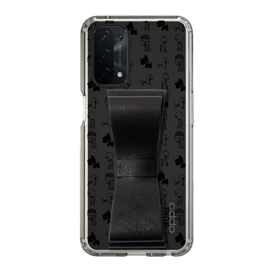Slim Protection Case - STAND & RING RIBBON Black［ Rune Naito - RUNE Animal Dog ］