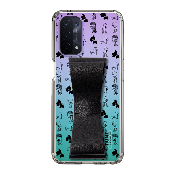Slim Protection Case - STAND & RING RIBBON Black［ Rune Naito - RUNE Animal Dog ］
