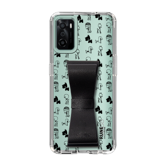 Slim Protection Case - STAND & RING RIBBON Black［ Rune Naito - RUNE Animal Dog ］