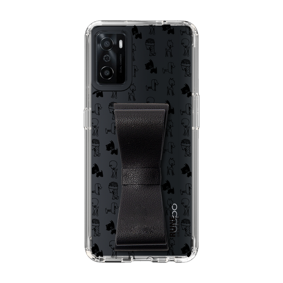 Slim Protection Case - STAND & RING RIBBON Black［ Rune Naito - RUNE Animal Dog ］