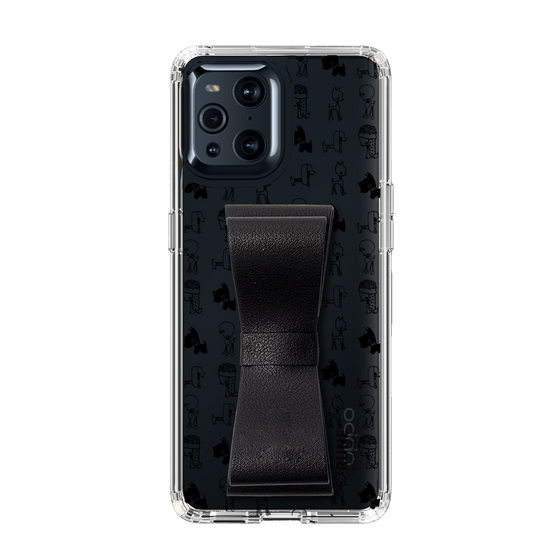 Slim Protection Case - STAND & RING RIBBON Black［ Rune Naito - RUNE Animal Dog ］