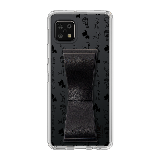 Slim Protection Case - STAND & RING RIBBON Black［ Rune Naito - RUNE Animal Dog ］