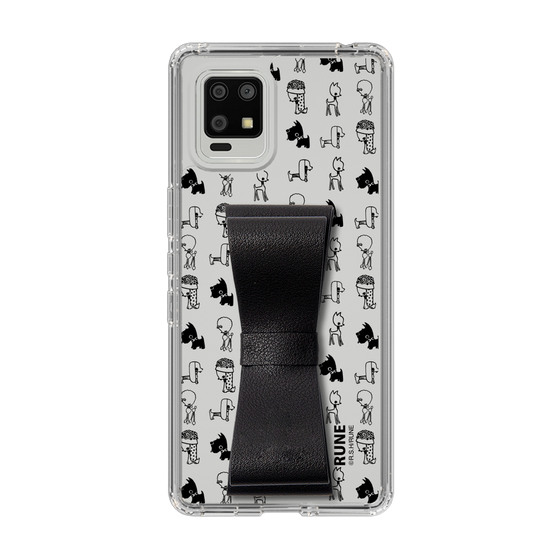 Slim Protection Case - STAND & RING RIBBON Black［ Rune Naito - RUNE Animal Dog ］
