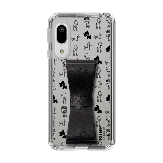 Slim Protection Case - STAND & RING RIBBON Black［ Rune Naito - RUNE Animal Dog ］