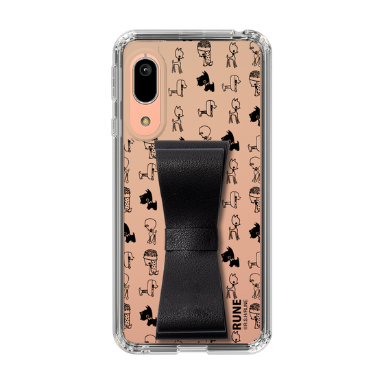 Slim Protection Case - STAND & RING RIBBON Black［ Rune Naito - RUNE Animal Dog ］