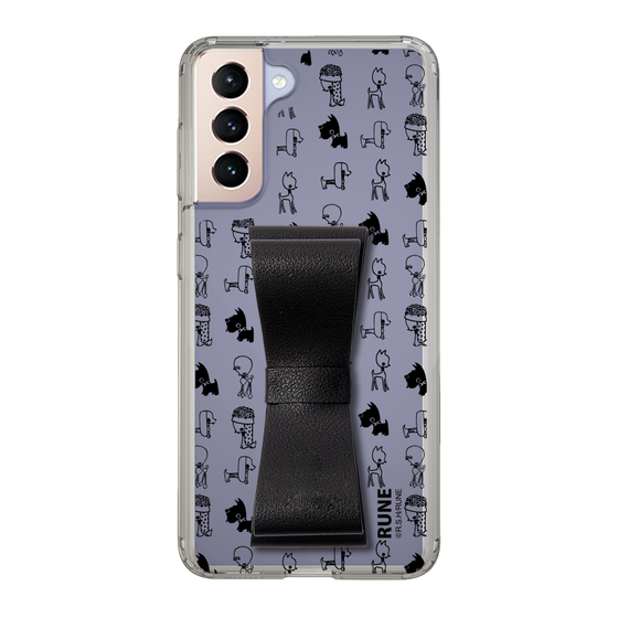 Slim Protection Case - STAND & RING RIBBON Black［ Rune Naito - RUNE Animal Dog ］