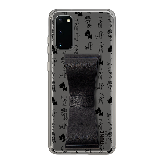 Slim Protection Case - STAND & RING RIBBON Black［ Rune Naito - RUNE Animal Dog ］