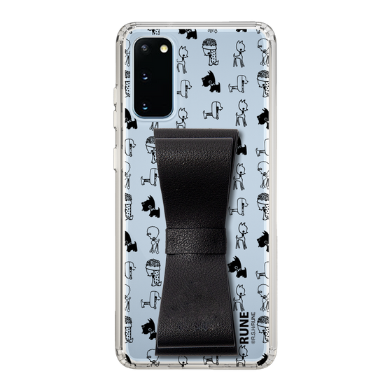 Slim Protection Case - STAND & RING RIBBON Black［ Rune Naito - RUNE Animal Dog ］