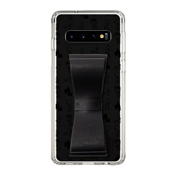Slim Protection Case - STAND & RING RIBBON Black［ Rune Naito - RUNE Animal Dog ］