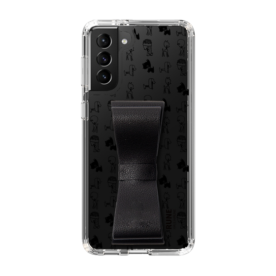 Slim Protection Case - STAND & RING RIBBON Black［ Rune Naito - RUNE Animal Dog ］