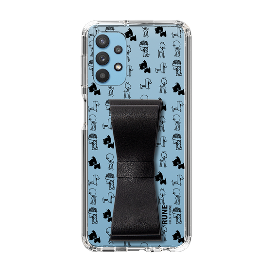 Slim Protection Case - STAND & RING RIBBON Black［ Rune Naito - RUNE Animal Dog ］