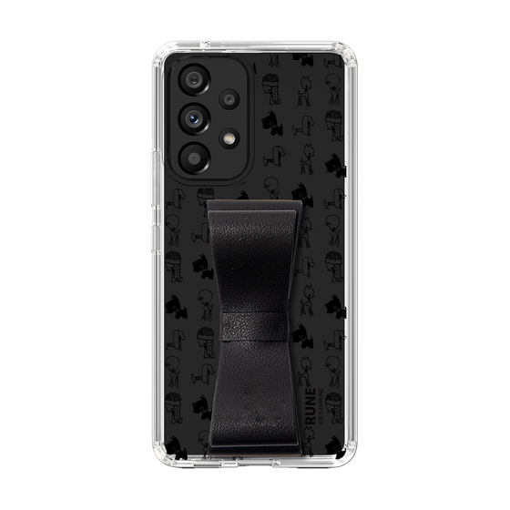 Slim Protection Case - STAND & RING RIBBON Black［ Rune Naito - RUNE Animal Dog ］