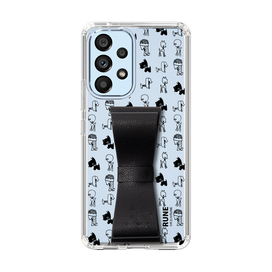Slim Protection Case - STAND & RING RIBBON Black［ Rune Naito - RUNE Animal Dog ］