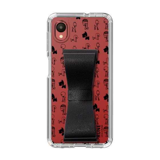 Slim Protection Case - STAND & RING RIBBON Black［ Rune Naito - RUNE Animal Dog ］