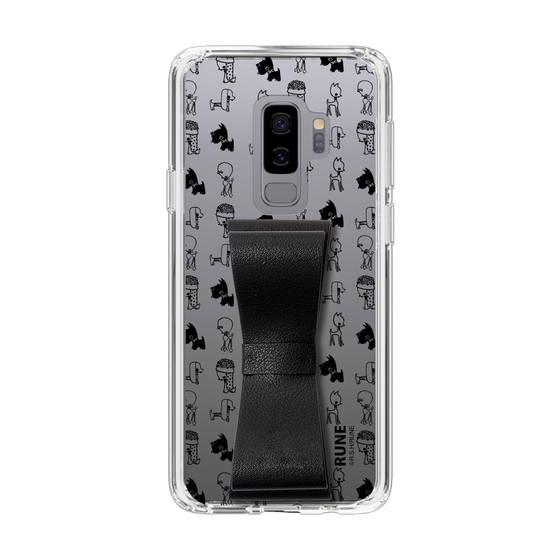 Slim Protection Case - STAND & RING RIBBON Black［ Rune Naito - RUNE Animal Dog ］