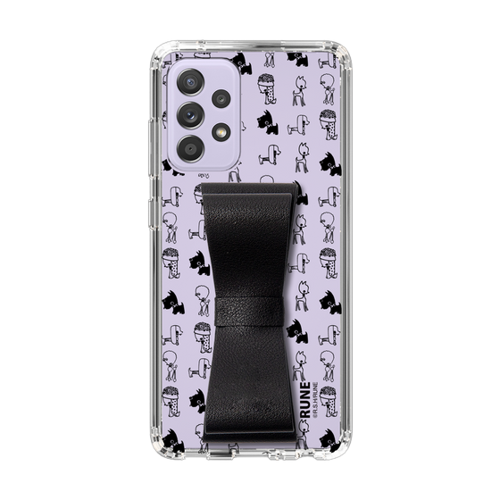 Slim Protection Case - STAND & RING RIBBON Black［ Rune Naito - RUNE Animal Dog ］
