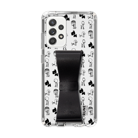 Slim Protection Case - STAND & RING RIBBON Black［ Rune Naito - RUNE Animal Dog ］