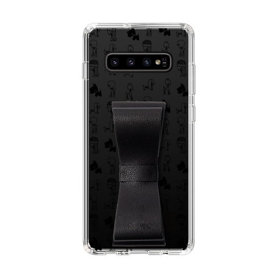 Slim Protection Case - STAND & RING RIBBON Black［ Rune Naito - RUNE Animal Dog ］