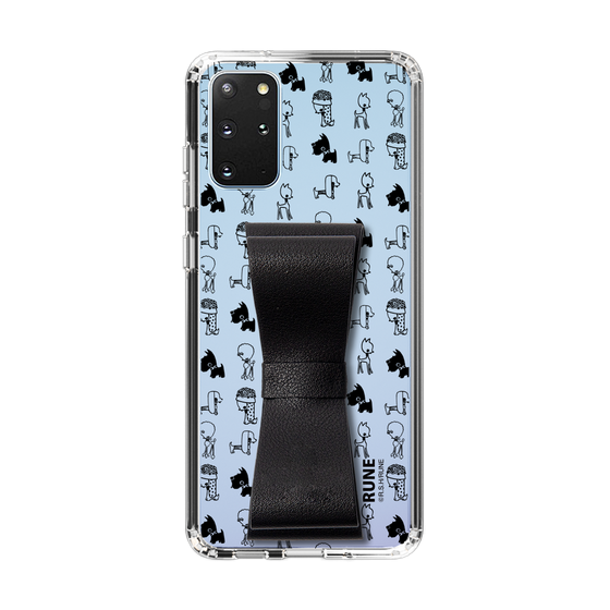 Slim Protection Case - STAND & RING RIBBON Black［ Rune Naito - RUNE Animal Dog ］