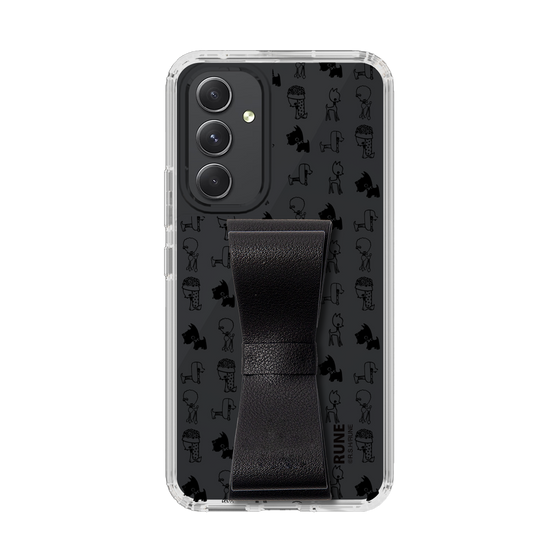 Slim Protection Case - STAND & RING RIBBON Black［ Rune Naito - RUNE Animal Dog ］