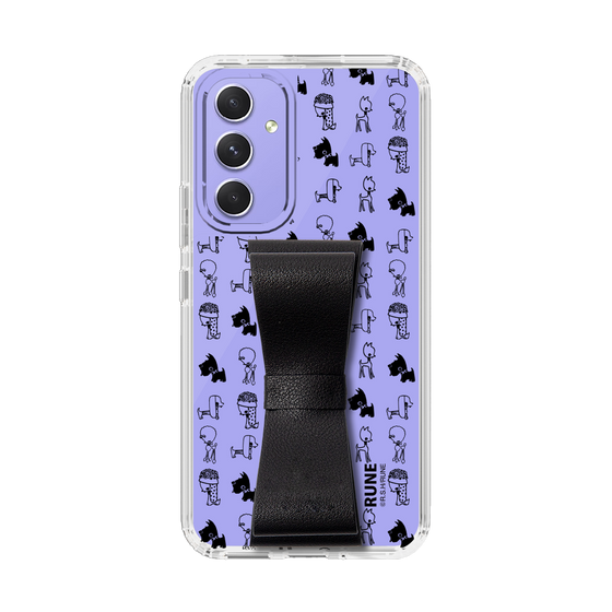 Slim Protection Case - STAND & RING RIBBON Black［ Rune Naito - RUNE Animal Dog ］