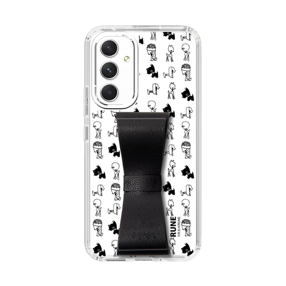Slim Protection Case - STAND & RING RIBBON Black［ Rune Naito - RUNE Animal Dog ］