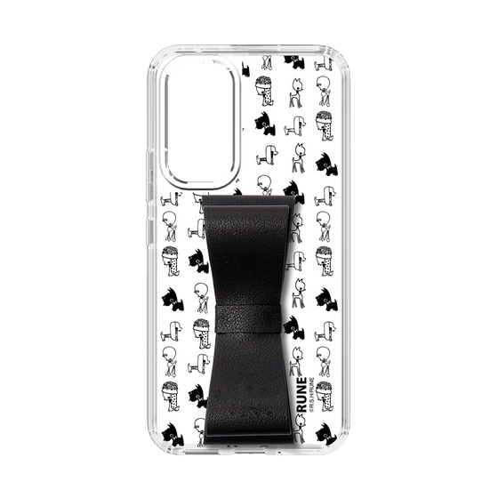 Slim Protection Case - STAND & RING RIBBON Black［ Rune Naito - RUNE Animal Dog ］