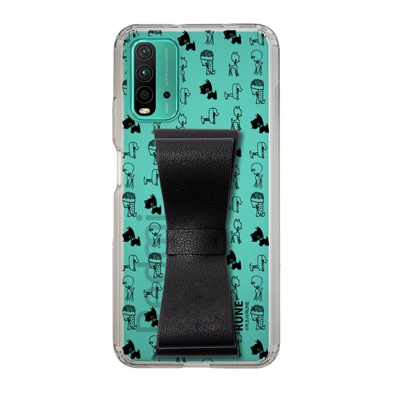 Slim Protection Case - STAND & RING RIBBON Black［ Rune Naito - RUNE Animal Dog ］