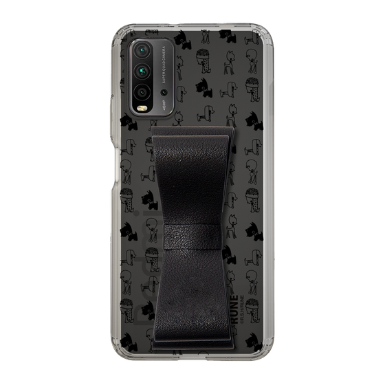 Slim Protection Case - STAND & RING RIBBON Black［ Rune Naito - RUNE Animal Dog ］