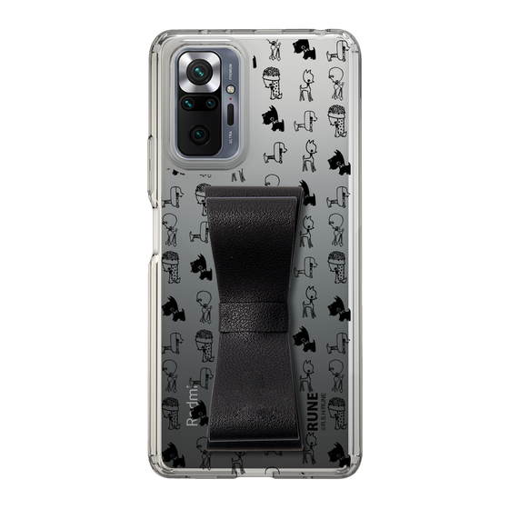 Slim Protection Case - STAND & RING RIBBON Black［ Rune Naito - RUNE Animal Dog ］