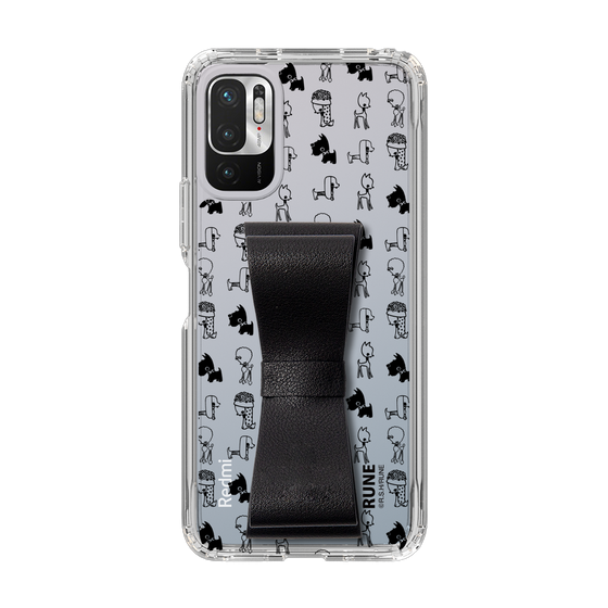 Slim Protection Case - STAND & RING RIBBON Black［ Rune Naito - RUNE Animal Dog ］