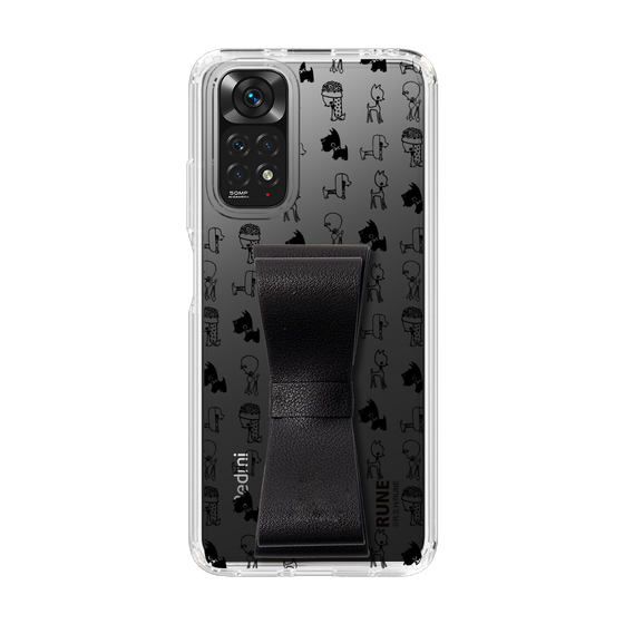 Slim Protection Case - STAND & RING RIBBON Black［ Rune Naito - RUNE Animal Dog ］