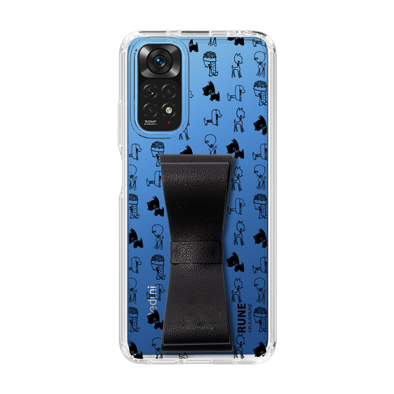 Slim Protection Case - STAND & RING RIBBON Black［ Rune Naito - RUNE Animal Dog ］