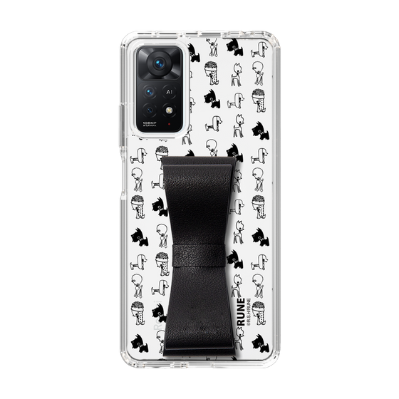 Slim Protection Case - STAND & RING RIBBON Black［ Rune Naito - RUNE Animal Dog ］