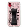 Slim Protection Case - STAND & RING RIBBON Black［ Rune Naito - RUNE Girl Retro & Modern - Pink ］
