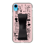 Slim Protection Case - STAND & RING RIBBON Black［ Rune Naito - RUNE Girl Retro & Modern - Pink ］