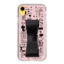 Slim Protection Case - STAND & RING RIBBON Black［ Rune Naito - RUNE Girl Retro & Modern - Pink ］