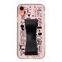 Slim Protection Case - STAND & RING RIBBON Black［ Rune Naito - RUNE Girl Retro & Modern - Pink ］