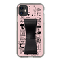 Slim Protection Case - STAND & RING RIBBON Black［ Rune Naito - RUNE Girl Retro & Modern - Pink ］