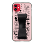 Slim Protection Case - STAND & RING RIBBON Black［ Rune Naito - RUNE Girl Retro & Modern - Pink ］