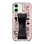 Slim Protection Case - STAND & RING RIBBON Black［ Rune Naito - RUNE Girl Retro & Modern - Pink ］