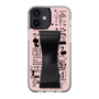 Slim Protection Case - STAND & RING RIBBON Black［ Rune Naito - RUNE Girl Retro & Modern - Pink ］