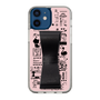 Slim Protection Case - STAND & RING RIBBON Black［ Rune Naito - RUNE Girl Retro & Modern - Pink ］