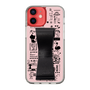 Slim Protection Case - STAND & RING RIBBON Black［ Rune Naito - RUNE Girl Retro & Modern - Pink ］