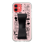 Slim Protection Case - STAND & RING RIBBON Black［ Rune Naito - RUNE Girl Retro & Modern - Pink ］